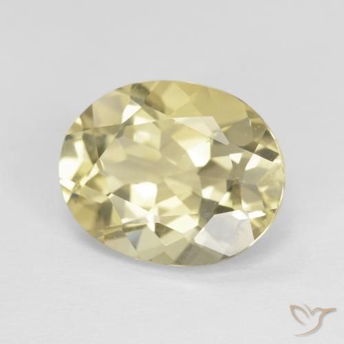 Berilo Amarelo Dijon Natural 3.27ct, oval, VVS