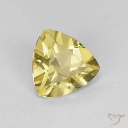 Berilo Amarelo Terroso Natural 0.98ct, Trilhão, VS