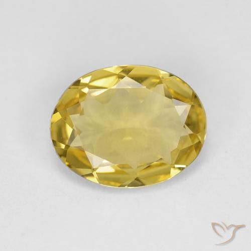 2.47ct Natural Amarelo Dijon Berilo, oval, VVS