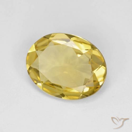 Berilo Amarelo Dijon Natural 2.47ct, oval, VVS