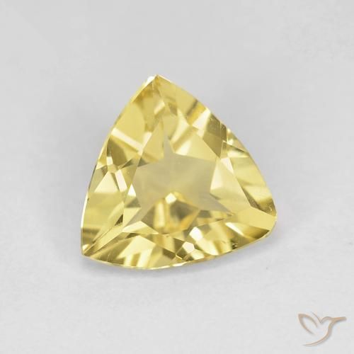 Berilo Luz amarela Natural 1.19ct, Trilhão, VS