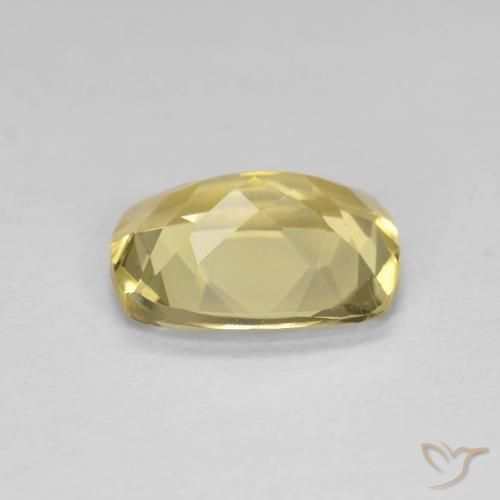 Berilo Amarelo Dijon muito claro Natural 1.59ct, Almofada, VVS