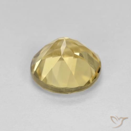 Berilo Luz Dourada Natural 1.93ct, Redondo, VVS