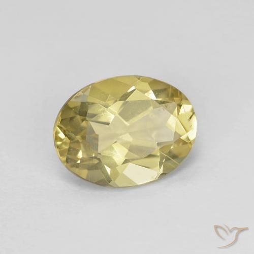 Berilo Amarelo Dourado Claro Natural 1.33ct, oval, VS