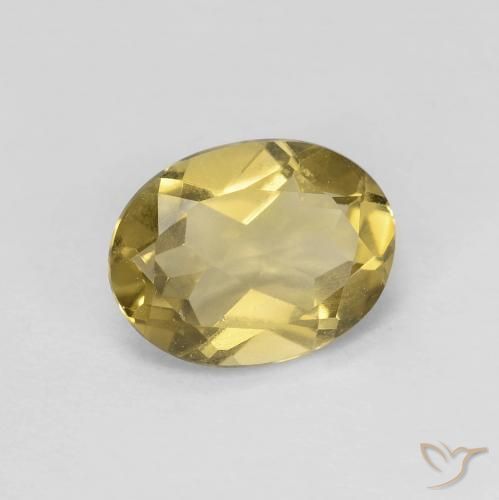 Berilo Amarelo dourado Natural 1.49ct, oval, VS