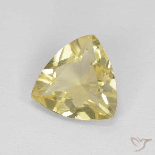 Berilo Luz amarela Natural 1.20ct, Trilhão, VVS-VS