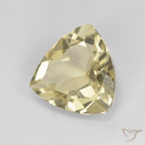 Berilo amarelo médio Natural 1.87ct, Trilhão, VVS-VS
