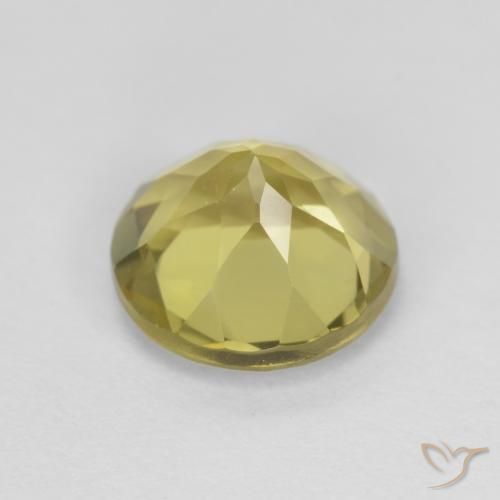 Berilo amarelo médio Natural 1.93ct, Redondo, VVS-VS