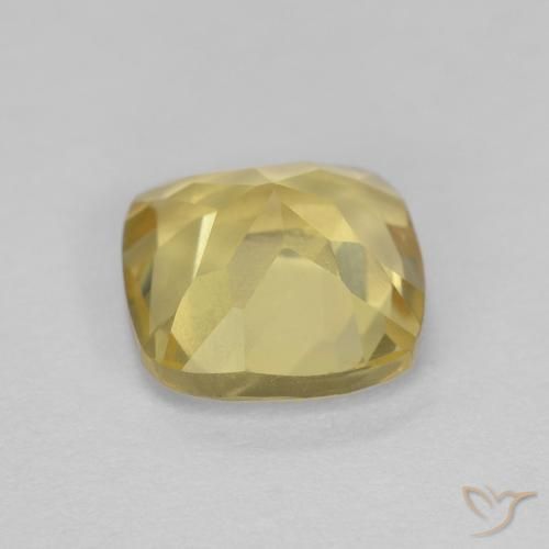 Berilo Abelha amarela clara Natural 1.36ct, Almofada, VVS