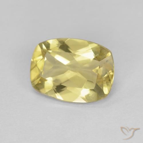 1.39ct Natural Amarelo Dourado Claro Berilo, Almofada, VVS
