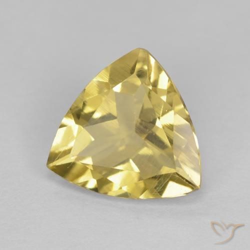 Berilo Amarelo Dourado Claro Natural 1.86ct, Trilhão, VVS