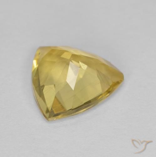 Berilo Amarelo Dourado Claro Natural 1.86ct, Trilhão, VVS
