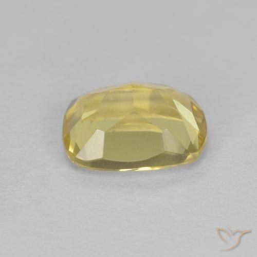 Berilo Luz amarela Natural 1.22ct, Almofada, VVS