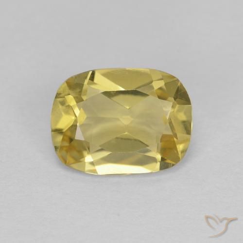 1.06ct Natural Amarelo Dourado Claro Berilo, Almofada, VVS