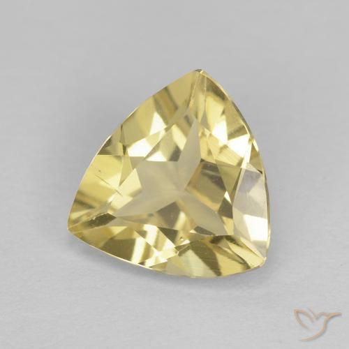 Berilo Luz amarela Natural 1.34ct, Trilhão, VVS