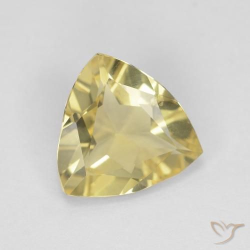 Berilo Amarelo Terroso Natural 1.09ct, Trilhão, VVS