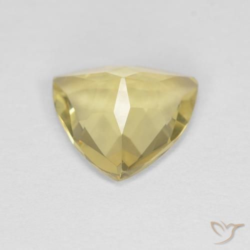 Berilo Amarelo Terroso Natural 1.09ct, Trilhão, VVS