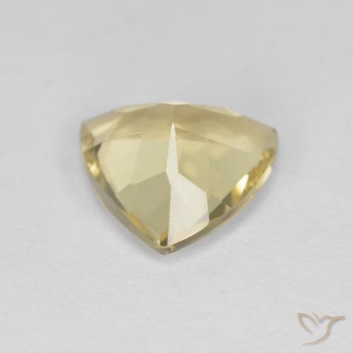 Berilo Amarelo claro Natural 1.83ct, Trilhão, VVS