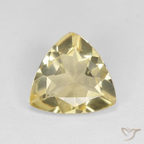 1.59ct Natural Amarelo Toscana Berilo, Trilhão, VVS