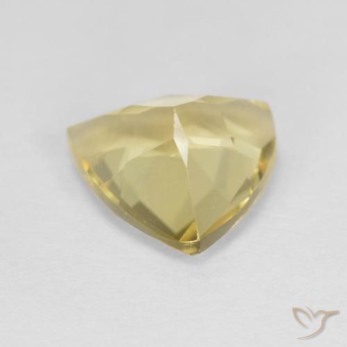 Berilo Amarelo Dijon muito claro Natural 1.45ct, Trilhão, VVS