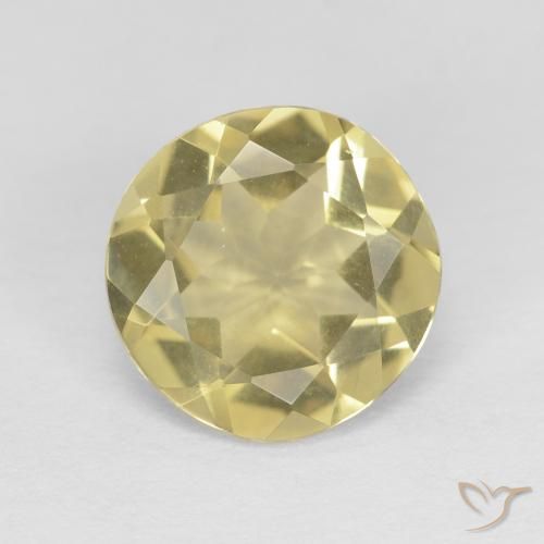1.69ct Natural Amarelo dourado Berilo, Redondo, VVS-VS