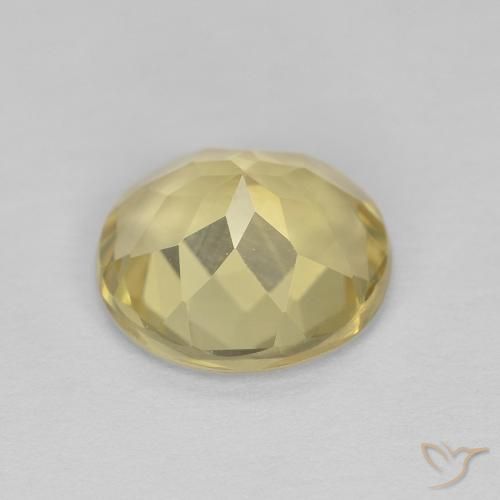 Berilo Amarelo dourado Natural 1.45ct, Redondo, VVS-VS