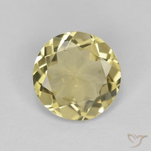 2.07ct Natural Amarelo dourado Berilo, Redondo, VVS-VS