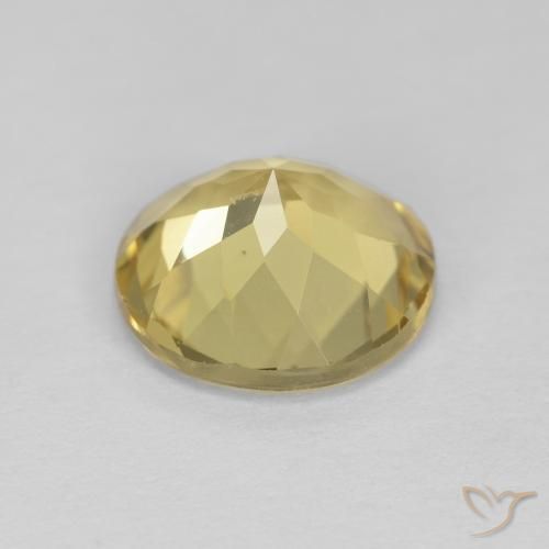 Berilo amarelo médio Natural 2.20ct, Redondo, VVS-VS