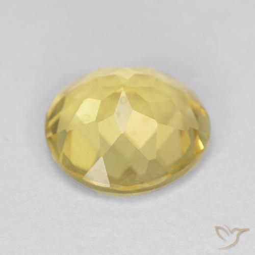 Berilo Abelha Amarela Natural 1.52ct, Redondo, VVS
