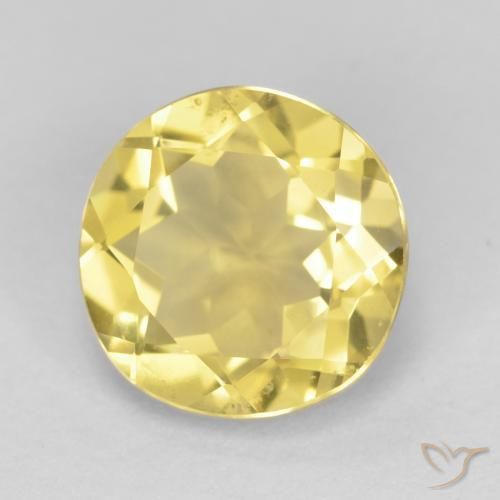 Berilo Amarelo Toscana Natural 1.74ct, Redondo, VVS