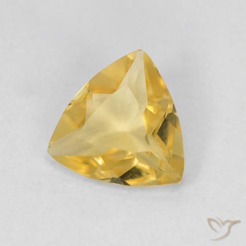 Berilo Amarelo Terroso Natural 0.82ct, Trilhão, VVS