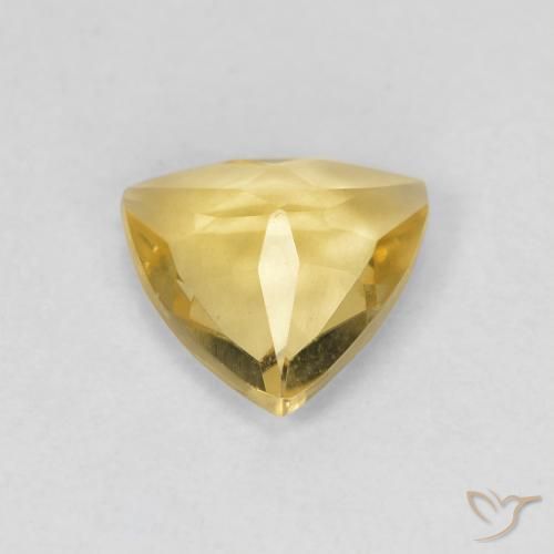 Berilo Amarelo Terroso Natural 0.82ct, Trilhão, VVS