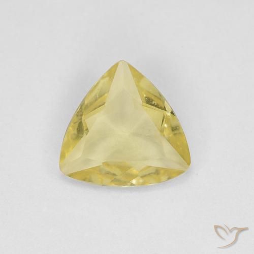 Berilo Amarelo claro mel Natural 0.71ct, Trilhão, VVS
