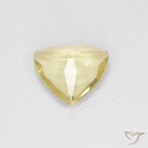 Berilo Amarelo claro mel Natural 0.71ct, Trilhão, VVS
