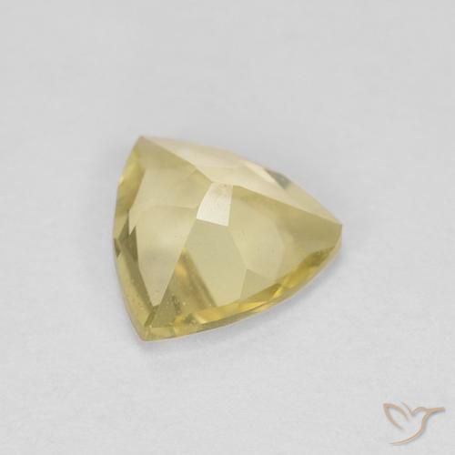 Berilo Amarelo Dijon Natural 0.92ct, Trilhão, VVS
