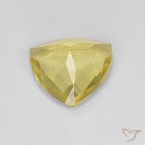 Berilo Amarelo Terroso Natural 1.18ct, Trilhão, VVS