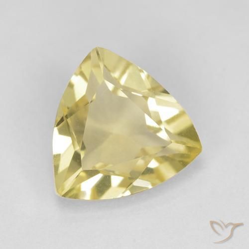 Berilo Amarelo Terroso Natural 1.51ct, Trilhão, VVS