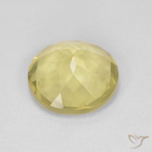 Berilo amarelo médio Natural 1.65ct, Redondo, VVS