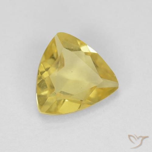 Berilo Luz amarela Natural 1.01ct, Trilhão, VVS