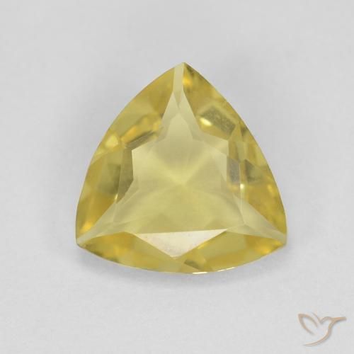 1.20ct Natural Luz amarela Berilo, Trilhão, VVS