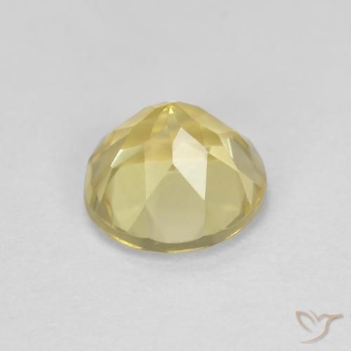 Berilo Luz amarela Natural 1.35ct, Redondo, VVS
