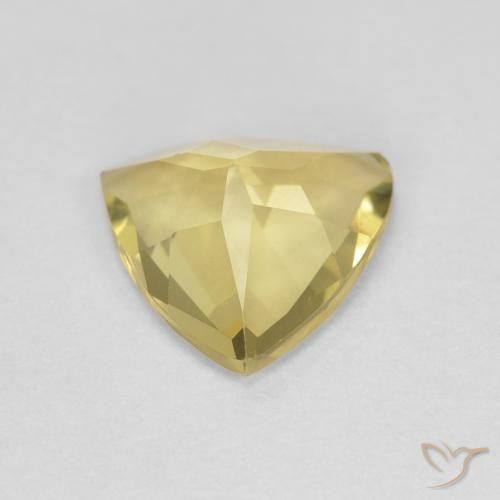 Berilo Luz amarela Natural 1.23ct, Trilhão, VVS