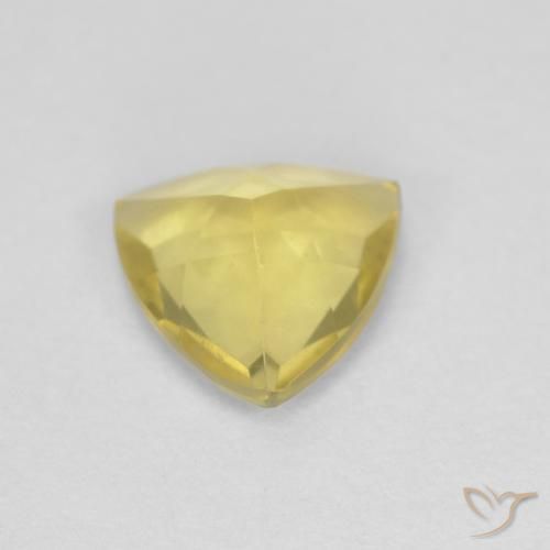 Berilo amarelo médio Natural 0.96ct, Trilhão, VVS