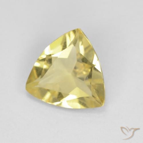Berilo amarelo médio Natural 1.05ct, Trilhão, VVS
