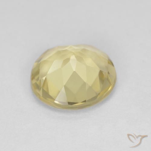 Berilo Amarelo Claro Laguna Natural 1.45ct, Redondo, VVS