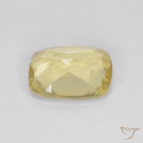 Berilo Luz Dourada Natural 1.25ct, Almofada, VVS