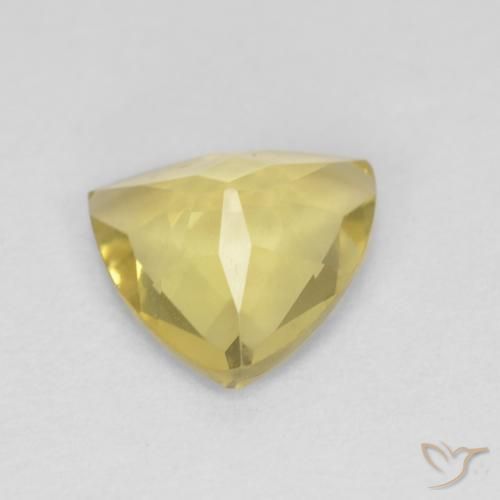 Berilo ouro amarelado Natural 1.27ct, Trilhão, VVS