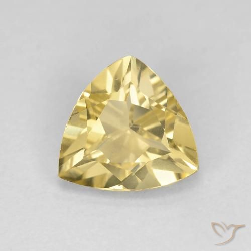 1.39ct Natural Luz Dourada Berilo, Trilhão, VVS