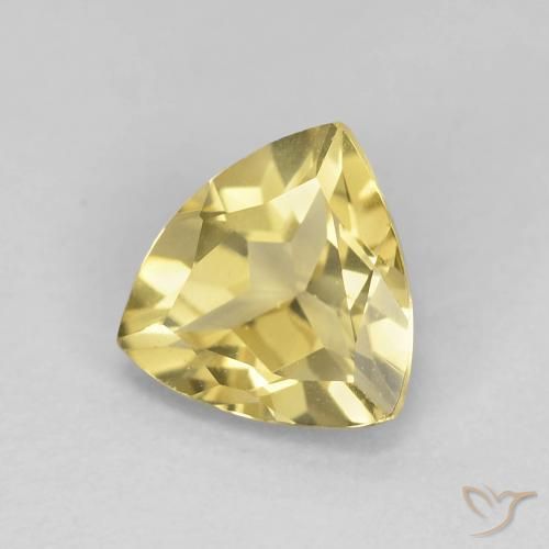Berilo Amarelo Dourado Claro Natural 1.32ct, Trilhão, VVS