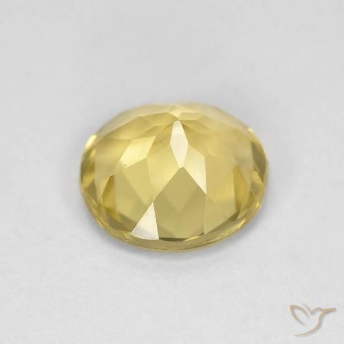 Berilo Medium Light-Yellow Natural 1.60ct, Redondo, VVS